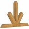 Ekena Millwork Saratoga Rough Sawn Timber Gable Bracket, Western Red Cedar, 72"W x 48"H x 6"D x 6"F, 16/12 Pitch GBW072X48X0606SAR00RWR - alternate 4